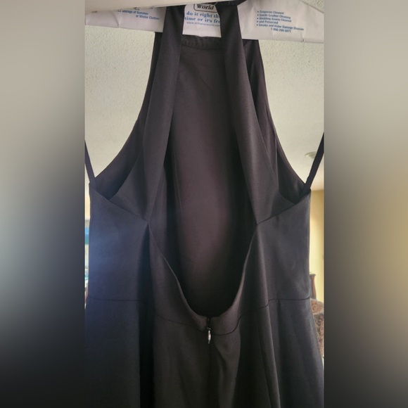 BHLDN Serephina Crepe Maxi Dress - Black - Size 8 - NWOT - Picture 5 of 6